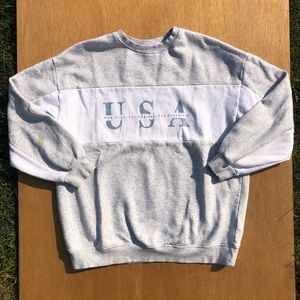 H&M Divided USA Crewneck Sweater - Women’s Size Small